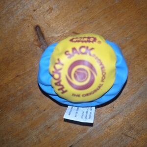 Wham-o Hacky Sack Styler Original 2-Panel Footbag Blue Retro